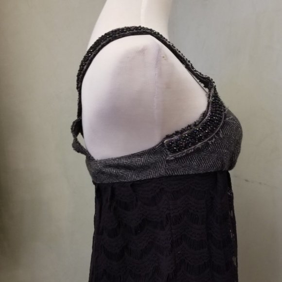 NWT Free People rhinestone detailed X back dress women's size 0 (W20) - Picture 8 of 8